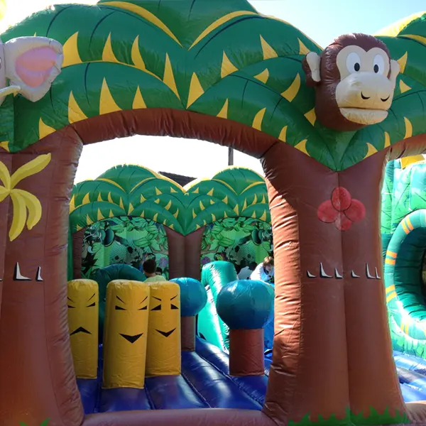 Structure gonflable Château Jungle :