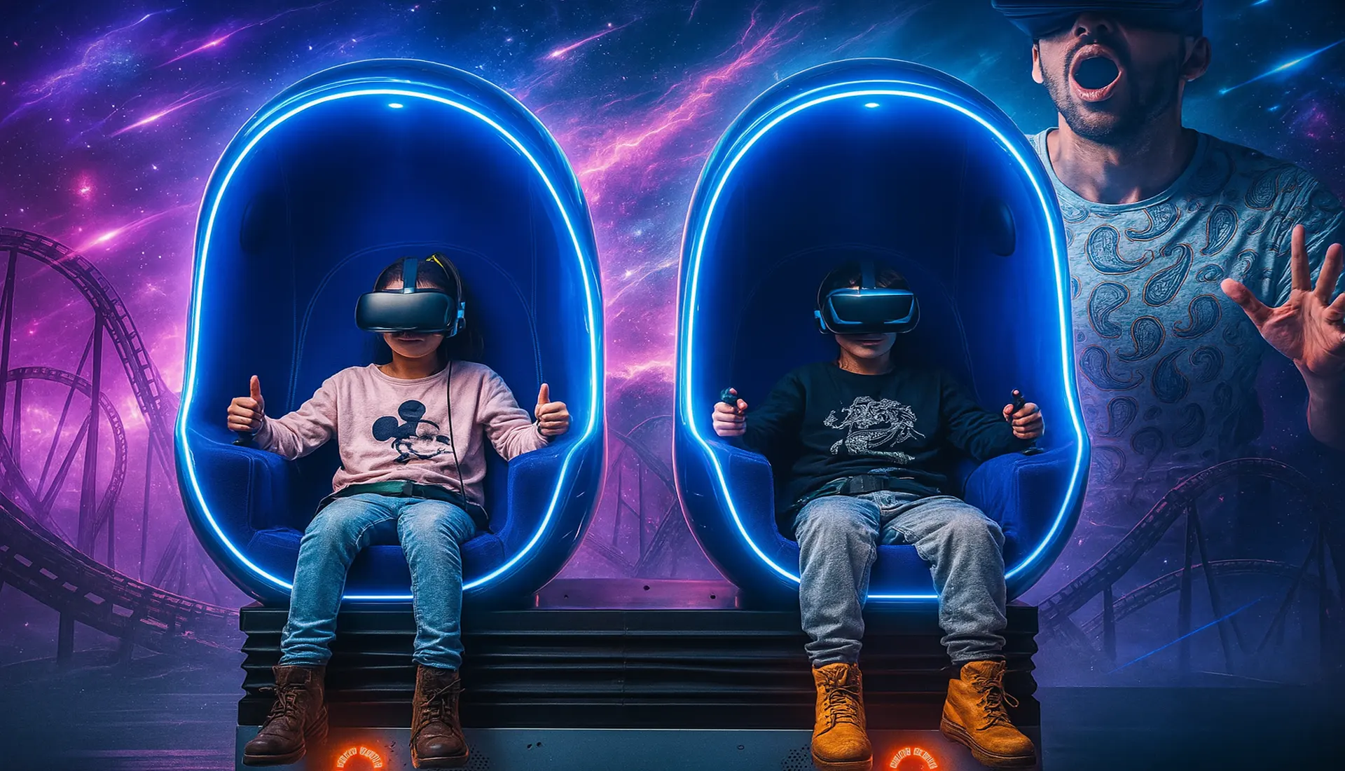 Animation réalité virtuelle 9D – Simulateur VR dynamique